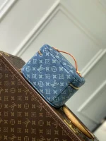 Louis Vuitton Nice Mini Vanity Case Monogram Denim - Image 3