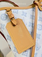 Louis Vuitton Carryall PM Monogram Origine Bleu Courrier Canvas Handbag 29cm - Image 3