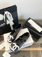 Chanel Mary Jane Shoes with Socks - Image 3