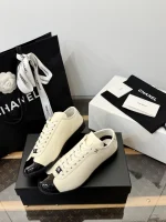 CHANEL 2026 Patent Leather Black and White Panda Trainer/Sneaker - Image 3