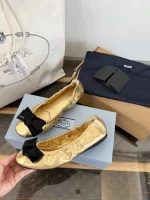 Prada Bow Ballet Flats - Image 3