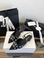 Chanel Pointed Toe Pearl Sandals 2025K - Image 3
