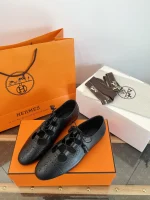 Herme*s Khea Lace-up Derby Shoes / Loafers - Image 3