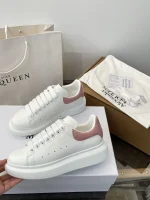 Alexander McQueen Classic Thick Sole White Sneakers - Image 3