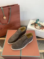 Loro Piana Open Walk Men's High-Top Loafers - Image 3