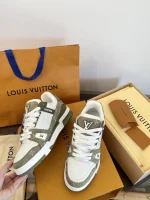 Trainer 2025 Mint Green Denim Sneakers - Image 3
