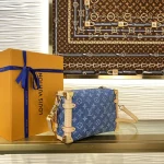 Replica Louis Vuitton Side Trunk Medium Handbag Case 23.5cm - Image 3