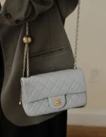 UbestLuxury Chanel Golden Ball Gray 20cm Handbag product photo detail 2 SKU CH30991