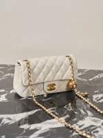 UbestLuxury Chanel Chane1 Gold Ball Flap Bag Mini 20cm product photo detail 2 SKU CH30999