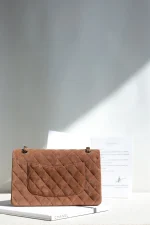 UbestLuxury Chanel Classic Flap Medium Suede Handbag 25.5cm product photo detail 2 SKU CH31095