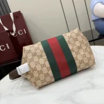 UbestLuxury Gucci Gucci GG Coated Canvas Toiletry Bag 21.5cm product photo detail 3 SKU GU25299