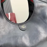 UbestLuxury Gucci Gucci Giglio Handbag Black Leather product photo detail 3 SKU GU25402