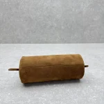 MiuM* Mini Round Barrel Bag - Frosted/Brown - Image 4