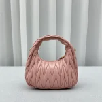 MiuMiu Wander Hobo Bag Small Lambskin Leather - Image 4