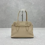 MiuMiu Aventure Shell Bag Mini Apricot - Image 4