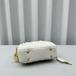 Miu Miu Bowling Bag - Small Lambskin White - Image 4