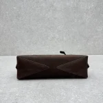 Alaia Le Teckel Suede Brown Sausage Bag Large - Image 4