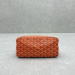 Goyard Mini Hobo Bag Orange - Image 4
