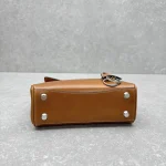 Mini Balenciaga Rodeo Handbag in Oil Wax Brown - Image 4