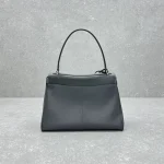 Balenciaga Rodeo 24SS Handbag Medium Gray Silver - Image 4