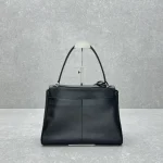 Balenciaga Rodeo 24SS Handbag Medium Black/Silver - Image 4