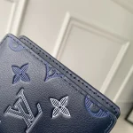 Louis Vuitton Monogram Shadow Card Holder Navy Blue - Image 4