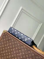 Louis Vuitton Pochette Voyage Medium Handbag Navy Blue - Image 4