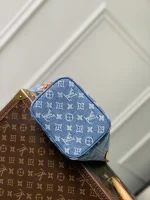 Louis Vuitton Denim Rendez-Vous Bucket Bag 18cm - Image 4