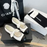 Chanel 2025 Bow Mary Jane Flats - Image 4