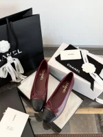 Chanel 2026SS Two-Tone Flat Bow Ballet Flats - Image 4