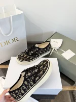 Dior Saltwind Oblique Embroidered Thick Sole Sneakers - Image 4