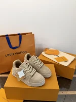 Trainer 26 Brown Suede Sneakers - Image 4