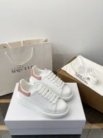 Alexander McQueen Classic Thick Sole White Sneakers - Image 4