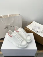 Alexander McQueen Classic Thick Sole White Sneakers - Image 4