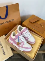 Trainer 2025 Pink Denim Sneakers - Image 4