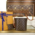 Louis Vuitton ALL IN BB Bucket Bag Handbag Shoulder Bag 18cm - Image 4