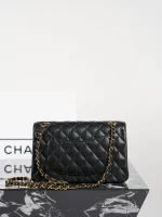 UbestLuxury Chanel Classic Flap Small Black Caviar Leather Handbag 23cm product photo detail 3 SKU CH30931