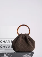 UbestLuxury Chanel Chanel Suede Handbag 24cm product photo detail 3 SKU CH31073