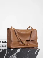 UbestLuxury Chanel Chanel Maxi Flap Bag 38.5cm Camel/Gold product photo detail 4 SKU CH30783