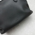 The Row Agnes Bowling Bag in Black or Dark Brown - Image 5