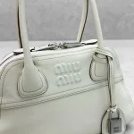 Miu Miu Vivant Mini Shoulder Bag White - Image 5