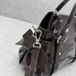 Miu Miu Vintage Bow Motorcycle Bag - Image 5