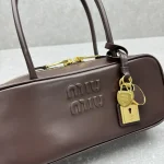 MIUMI^Beau Bowling Bag with Detachable Keychain - Image 5