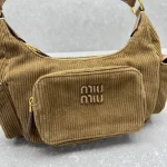 Miu Miu Gargoyle Corduroy Pocket Bag - Image 5