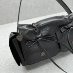 Acne Studios Wrinkle Bow Camera Bag - Brown - Image 5