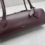 Le Teckel Dachsund Bag Large Burgundy Goat Grain - Image 5