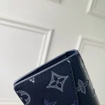 Louis Vuitton Monogram Shadow Card Holder Navy Blue - Image 5