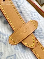 Louis Vuitton Carryall PM Monogram Origine Bleu Courrier Canvas Handbag 29cm - Image 5