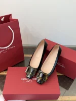 Roger Vivier Belle Vivier Tortoiseshell Buckle 2.5cm Patent Leather Ballet Flats - Image 5
