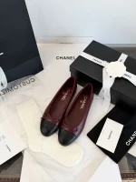 Chanel 2026SS Two-Tone Flat Bow Ballet Flats - Image 5